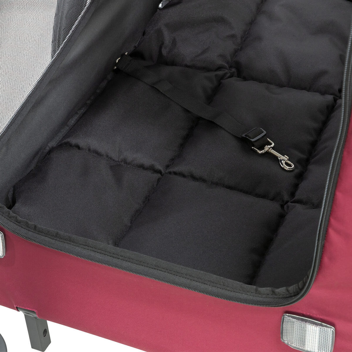 Trixie Cykelvagn  svart/röd 